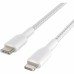 Дата кабель USB-C to Lightning 2.0m white Belkin (CAA004BT2MWH)