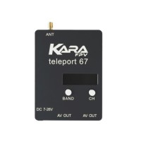 Відеоприймач (VRX) KaraFPV Teleport67 6.1G-7.2G (RX6704)