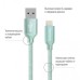 Дата кабель USB 2.0 AM to Lightning 2.0m mint ColorWay (CW-CBUL007-MT)