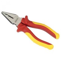 Плоскогубці Stanley MaxSteel VDE 1000V электрика, L=200мм. (0-84-002)