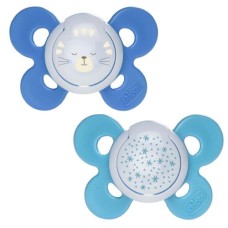 Пустушка Chicco Physio Comfort силіконова 16-36 міс 2 шт блакитна (74935.42.00.00)