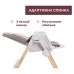 Стілець для годування Chicco Polly Armonia сірий (87140.61)