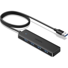 Концентратор Ugreen USB 3.0 to 4хUSB 3.0 1.0m Space Gray CM219 (35574)
