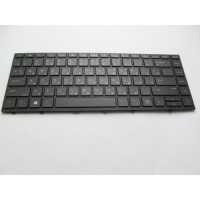 Клавіатура ноутбука HP ProBook 430 G5, 440 G5, 445 G5 черная с черной рамкой с подс (A46161)