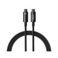 Дата кабель USB-C to USB-C 1.0m 240W Black Baseus (CAWJ040001)