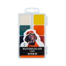 Акварельні фарби Kite Dogs 8 кольорів (K23-065)