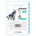 USB флеш накопичувач Wibrand 4GB lynx Silver USB 2.0 (WI2.0/LY4M2S)