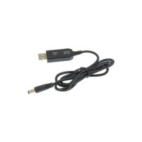 Кабель живлення USB to DC 5.5x2.1mm 12V 1.0m Dynamode (DM-USB-DC-5.5x2.1-12V)