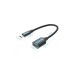 Перехідник OTG USB 3.1 AF to USB-C 0.15m black VENTION (CCVBB)