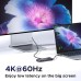 Концентратор Ugreen USB-C to HDMI + 2xUSB 3.2 + 2xUSB-C 3.2 + PD CM888 gray (35998)