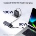Концентратор Ugreen USB-C to HDMI + 2xUSB 3.2 + 2xUSB-C 3.2 + PD CM888 gray (35998)