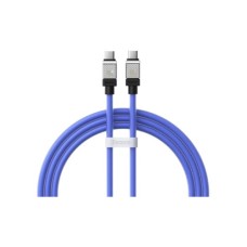 Дата кабель USB-C to USB-C 1.0m CoolPlay Fast Charging 100W blue Baseus (CAKW000203)