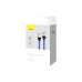 Дата кабель USB-C to USB-C 1.0m CoolPlay Fast Charging 100W blue Baseus (CAKW000203)