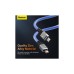 Дата кабель USB-C to USB-C 1.0m CoolPlay Fast Charging 100W blue Baseus (CAKW000203)