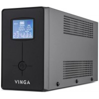 Пристрій безперебійного живлення Vinga LCD 1200VA metal case with USB (VPC-1200MU)