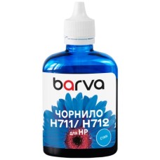 Чорнило Barva HP 711/712 100ml C, water-soluble (H711-854)