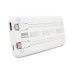 Батарея універсальна Remax 10000mAh 22.5W, cables Type-C + Lighting, White (RPP-37)