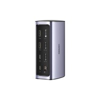 Порт-реплікатор Ugreen USB-C Multifunctional Docking Station 12in1 USB HDMI DP RJ45 AUX SD TF (90325)