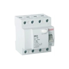 Диференційне реле (ПЗВ) ONESTO 3п+N 25А RCD 30mA, тип AC (KRC3) (4110.)