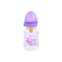 Пляшечка для годування Baby Team з латексною соскою Овечка, 125 мл (1300_овечка)