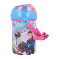 Поїльник-непроливайка Stor Disney - Frozen Iridescent Aqua, Pop Up Canteen 450 ml (Stor-17969)