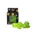 Набір кубиків для настільних ігор Games 7 Days Glow in the dark 7 Dice Set - Yellow (g7dglow01)