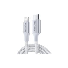 Дата кабель USB-C to Lightning 1.0m 3A 60W US304 white Ugreen (70523)