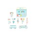 Іграшка для ванної Bebe Confort Bath Set Elidou elephant (3107203600)