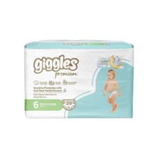 Підгузки Giggles Premium 6 Extra Large 15 + кг 20 шт (8680131206926)