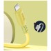 Дата кабель USB 2.0 AM to USB-C 1.0m soft silicone yellow ColorWay (CW-CBUC043-Y)