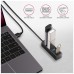 Концентратор AXAGON USB 3.1 to 4xUSB 3.0 1.2m black (HUE-M1AL)