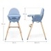 Стілець для годування Kinderkraft 2 в 1 Fini 2 Nordic Breeze (5902533929733)