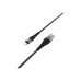 Дата кабель USB 2.0 AM to Lightning 1.0m 2.4A nylon BX32 black BOROFONE (6931474710413)