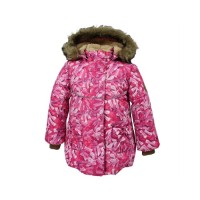Куртка дитяча Huppa OLIVIA 17890030 фуксія з принтом 86 (4741468578484)