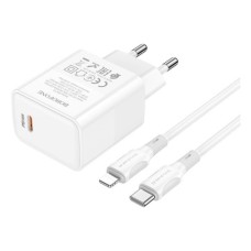 Зарядний пристрій BOROFONE BA77A charger set (C to iP) White (6941991101281)