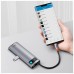 Порт-реплікатор Baseus 7-in-1 Metal Gleam Series Type-C to HDMI+USB+SD/TF Docking Station (WKWG020113)