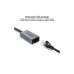 Адаптер Promate USB-C to RJ45 Ethernet 1000Mbps grey (gigaLink-c.grey)