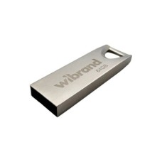 USB флеш накопичувач Wibrand 64GB Taipan Silver USB 2.0 (WI2.0/TA64U2S)