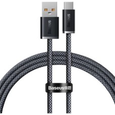 Дата кабель USB 2.0 AM to USB-C 1.0m 5A Gray Baseus (CALD000616)