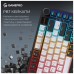 Клавіатура GamePro Asgard Valhalla Pro Rainy Switch Bluetooth/2.4G/USB USB White with display (MK160W-D-Pro)