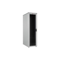 Шафа напольна Lande DYNAmic Series 42U 600x1000, двері перф. 80%, RAL7035, Light Grey (LN-FS42U6010-LG-SSAA-E)