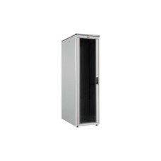 Шафа напольна Lande DYNAmic Series 42U 600x1000, двері перф. 80%, RAL7035, Light Grey (LN-FS42U6010-LG-SSAA-E)