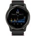 Смарт-годинник Garmin Venu 2, GPS, Wi-Fi, Black + Slate, Leather, GPS (010-02430-21)