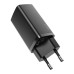 Зарядний пристрій Baseus 2xUSB 65W GaN (USB-C+USB-A) black (CCGAN2L-B01)