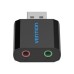 Звукова плата Vention Audio USB 2х3,5mm jack Metal (VAB-S17-B)
