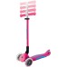 Самокат Globber Elite Lights Рожевий до 50 кг 3-9 років (439-610-3)