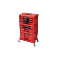 Ящик для інструментів QBRICK SYSTEM набір на платформі, 21", 525*345*885, SYSTEM PRO Drawer Workshop Set 6 Red (Z260370PG003)