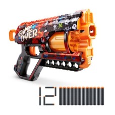 Іграшкова зброя Zuru X-Shot Швидкострільний бластер Skins Griefer Game Over (12 патронів) (36561D)