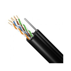 Кабель мережевий FinMark UTP CAT5e 4P 24AWG PE-M B 305m Drum, зовнішній, дріт 1,2мм (049317)