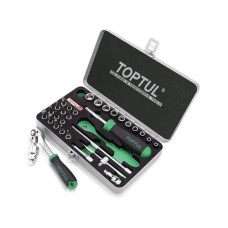Набір інструментів Toptul з тріскачкою 1/4" 31шт. (GCAD3101)